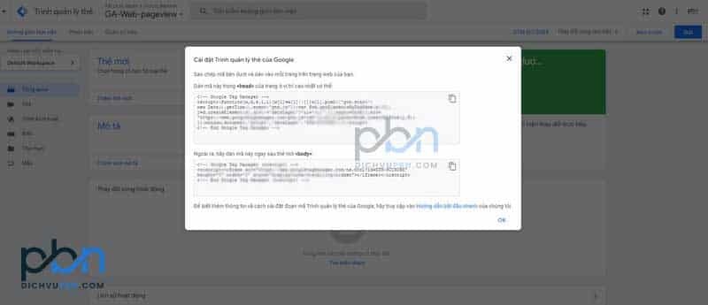 mã GTA của dịch vụ PBN