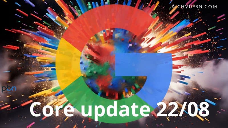 Google Core Update 22/08